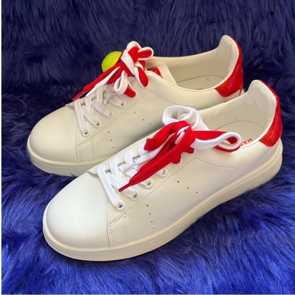New! THE MARC JACOBS Leather Tennis Shoes Sneakes - Picture 8 of 16